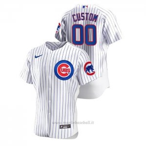Maglia Baseball Uomo Chicago Cubs Personalizzate Autentico Bianco