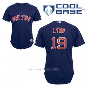 Maglia Baseball Uomo Boston Red Sox 19 Frojo Lynn Blu Alterner Cool Base