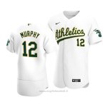 Maglia Baseball Uomo Oakland Athletics Sean Murphy Autentico Primera Bianco