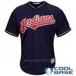 Maglia Baseball Uomo Cleveland Indians Cool Base Alterner Blu
