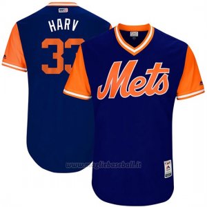 Maglia Baseball Uomo New York Mets 2017 Little League World Series Matt Harvey Royal