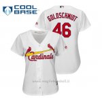 Maglia Baseball Donna St. Louis Cardinals Paul Goldschmidt Cool Base Official 1ªBlanco