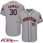 Maglia Baseball Uomo Houston Astros Carlos Gomez Grigio Flex Base Autentico Collezione