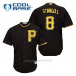 Maglia Baseball Uomo Pittsburgh Pirates Willie Stargell 8 Nero Alterner Cool Base