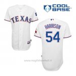 Maglia Baseball Uomo Texas Rangers Matt Harrison 54 Bianco 1ªCool Base