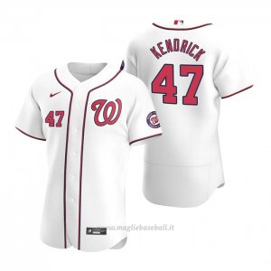 Maglia Baseball Uomo Washington Nationals Howie Kendrick Autentico Primera 2020 Bianco