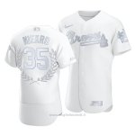 Maglia Baseball Uomo Atlanta Braves Phil Niekro Awards Collection Retirement Bianco