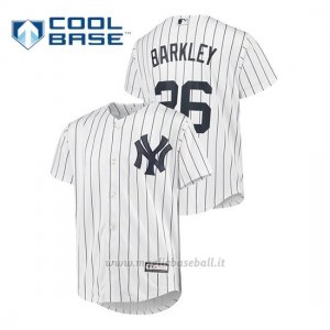 Maglia Baseball Bambino New Y Ork Yankees Saquon Barkley Cool Base Mlb X Nfl Bianco