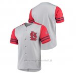 Maglia Baseball Uomo St. Louis Cardinals Button-down Stitches Autentico Grigio