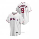 Maglia Baseball Uomo Los Angeles Angels Tommy La Stella Replica Primera Bianco