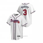 Maglia Baseball Uomo Atlanta Braves Dale Murphy 2020 Replica Primera Bianco