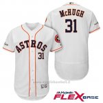 Maglia Baseball Uomo Houston Astros 2017 Postseason Collin Mchugh Bianco Flex Base