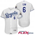 Maglia Baseball Uomo Kansas City Royals Lorenzo Cain Bianco 50th Season Flex Base