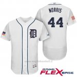 Maglia Baseball Uomo Detroit Tigers 2017 Estrellas y Rayas Daniel Norris Bianco Flex Base