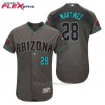 Maglia Baseball Uomo Arizona Diamondbacks 28 Jd Martinez Grigio Aqua Alterner 20 Anniversario Flex Base