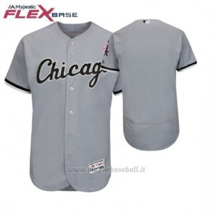 Maglia Baseball Uomo Chicago White Sox Grigio 2018 Dia de la Madre Flex Base