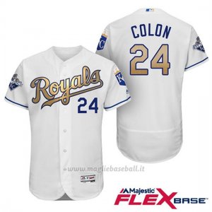 Maglia Baseball Uomo Kansas City Royals Campione 24 Christian Colon Flex Base Ors