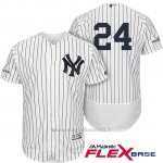 Maglia Baseball Uomo New York Yankees 2017 Postseason Gary Sanchez Bianco Flex Base