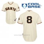 Maglia Baseball Uomo San Francisco Giants Hunter Pence 8 Crema 1ªCool Base