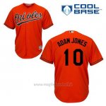 Maglia Baseball Uomo Baltimore Orioles 10 Adam Jones Arancione Alterner Cool Base