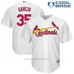 Maglia Baseball Uomo St. Louis Cardinals Mens Greg Garcia Bianco Cool Base