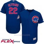 Maglia Baseball Uomo Chicago Cubs 22 Jason Heyward Majestic Autentico Collezione Flex Base
