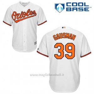 Maglia Baseball Uomo Baltimore Orioles 39 Kevin Gausman Bianco 1ªCool Base