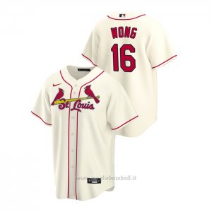 Maglia Baseball Uomo St. Louis Cardinals Kolten Wong Replica Alternato Crema