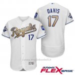 Maglia Baseball Uomo Kansas City Royals Campione 17 Wade Davis Flex Base Ors
