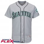 Maglia Baseball Uomo Seattle Mariners Blank Grigio Flex Base Autentico Collezione