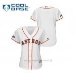 Maglia Baseball Donna Houston Astros 2019 Postseason Cool Base Bianco
