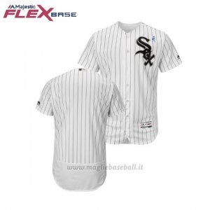 Maglia Baseball Uomo Chicago White Sox Bianco 2018 Dia del Padre Flex Base