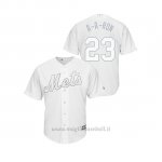 Maglia Baseball Uomo New Y Ork Mets Aaron Altherr 2019 Players Weekend Replica Bianco