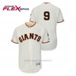 Maglia Baseball Uomo San Francisco Giants Brandon Belt 150th Aniversario Patch Autentico Flex Base Avorio