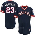 Maglia Baseball Uomo Cleveland Indians Michael Brantley Blu Turn Back The Clock