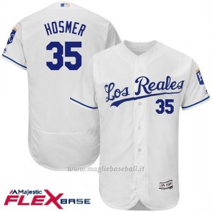Maglia Baseball Uomo Houston Astros Royals Eric Hosmer Bianco Flex Base Autentico Collezione