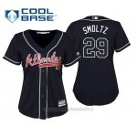 Maglia Baseball Donna Atlanta Braves John Smoltz Cool Base Majestic Alternato 2019 Blu