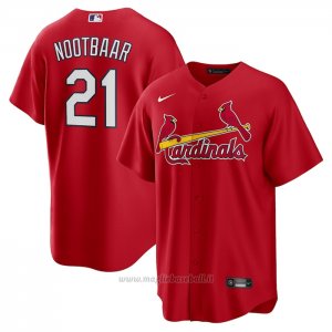 Maglia Baseball Uomo St. Louis Cardinals Lars Nootbaar Big Tall Alternato Replica Rosso