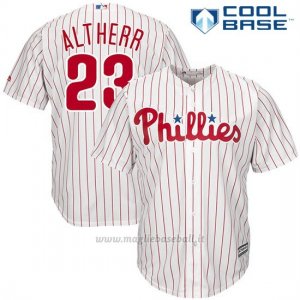 Maglia Baseball Uomo Philadelphia Phillies Mens Aaron Altherr Bianco Cool Base