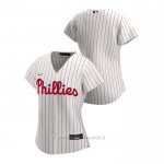 Maglia Baseball Donna Philadelphia Phillies Replica 2020 Primera Bianco
