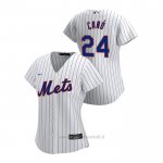 Maglia Baseball Donna New York Mets Robinson Cano 2020 Replica Primera Bianco