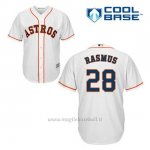 Maglia Baseball Uomo Houston Astros Jon Singleton 28 Bianco 1ªCool Base