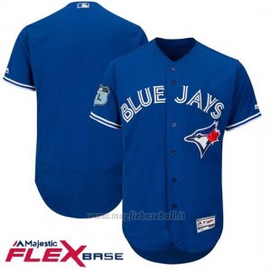 Maglia Baseball Uomo Toronto Blue Jays 2017 Allenamento Primaverile Flex Base
