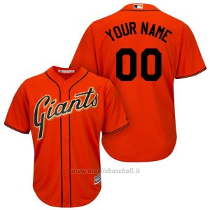Maglia San Francisco Giants Personalizzate Arancione