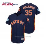 Maglia Baseball Uomo Houston Astros Justin Verlander Flex Base Entrenamiento De Primavera 2019 Blu