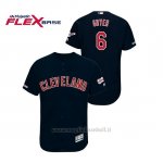 Maglia Baseball Uomo Cleveland Indians Brandon Guyer 150th Aniversario Patch 2019 All Star Game Flex Base Blu