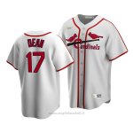 Maglia Baseball Uomo St. Louis Cardinals Dizzy Dean Cooperstown Collection Primera Bianco