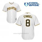 Maglia Baseball Uomo Pittsburgh Pirates Willie Stargell 8 Bianco 1ªCool Base