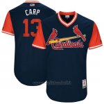 Maglia Baseball Uomo St. Louis Cardinals 2017 Little League World Series Matt Carpenter Blu