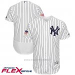 Maglia Baseball Uomo New York Yankees 2017 Estrellas y Rayas Bianco Flex Base